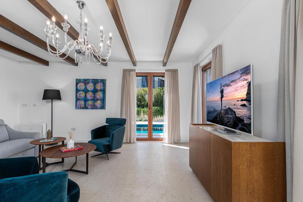 TV&#47;Unterhaltungsangebot in der Unterkunft Belsize Villas