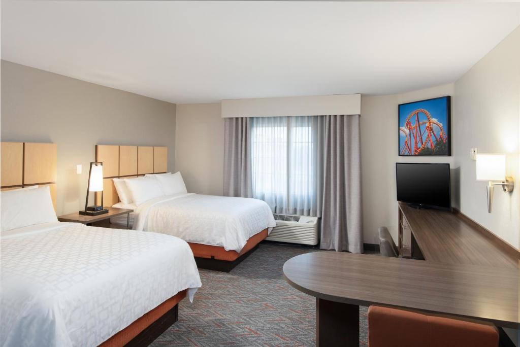 Candlewood Suites Anaheim - Resort Area, an IHG Hotel - Suite Avec Deux Lits Doubles - Audience Accessible