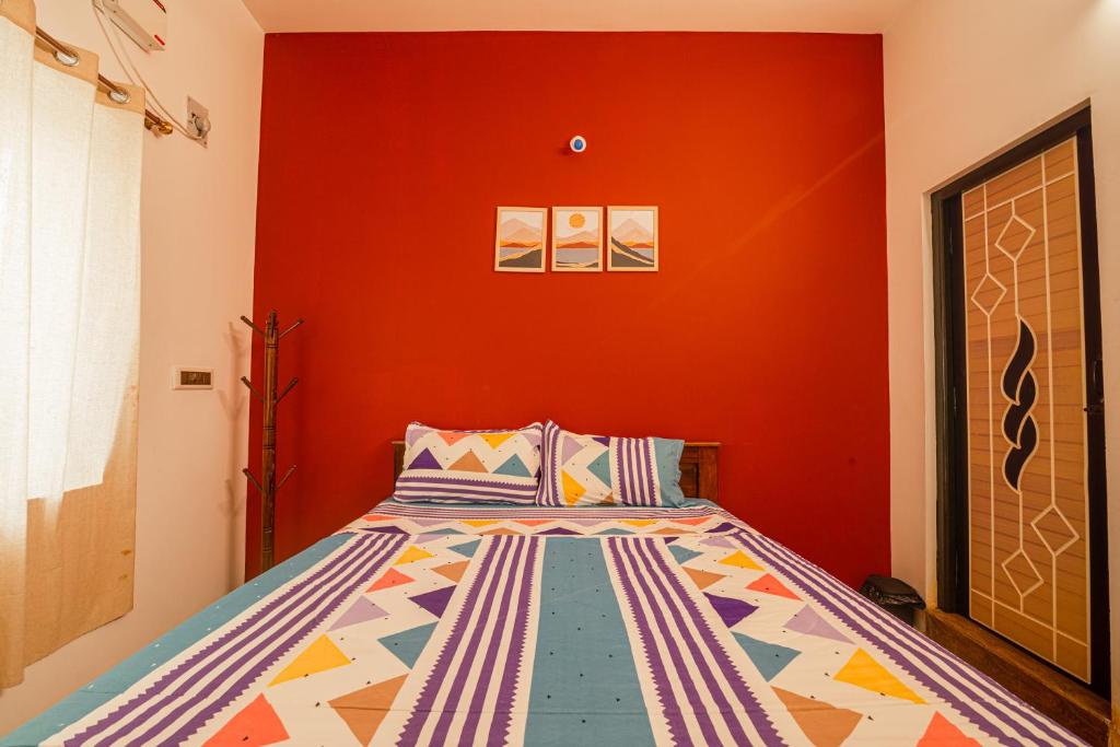 Postel nebo postele na pokoji v ubytování Maison Annai