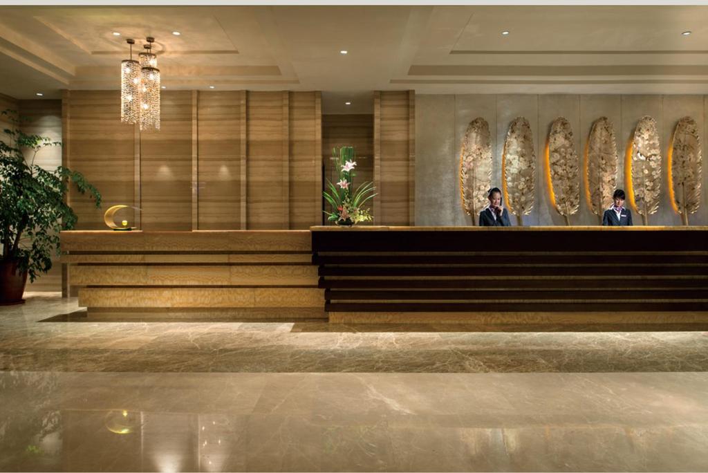 Vstupní hala nebo recepce v ubytování Crowne Plaza Hefei by IHG