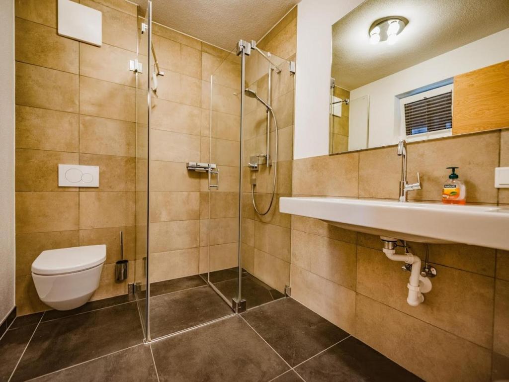 A bathroom at Lodge Elise