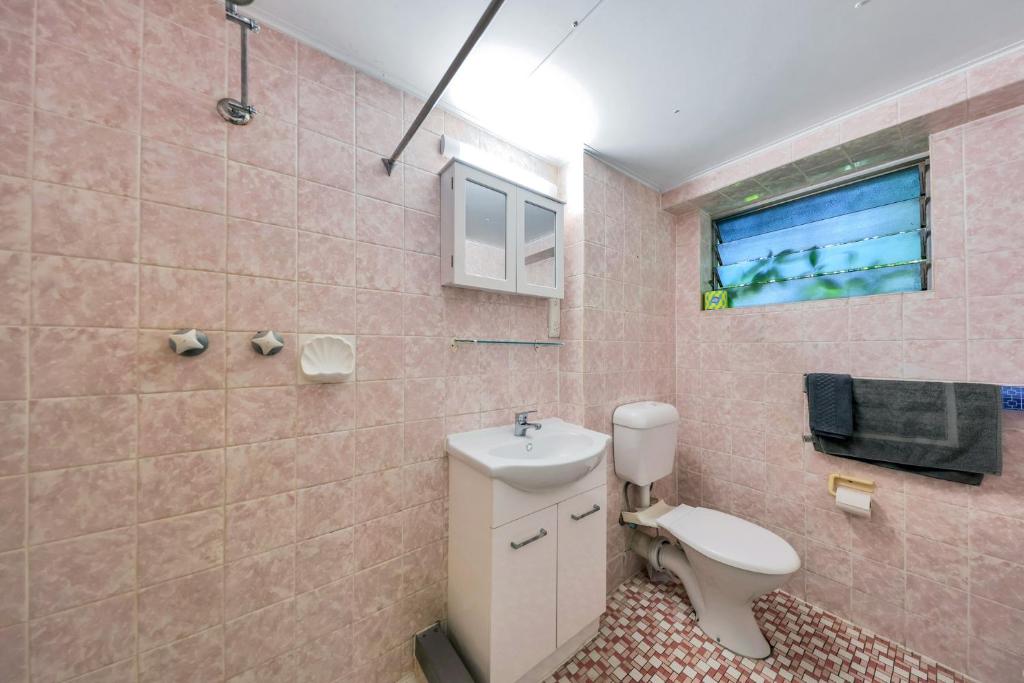 Koupelna v ubytování Paravista Motel