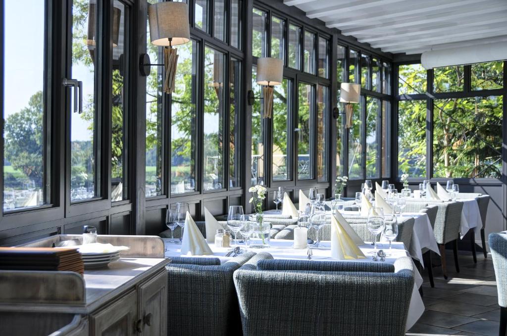 Restaurace v ubytování Elbterrasse Wachwitz