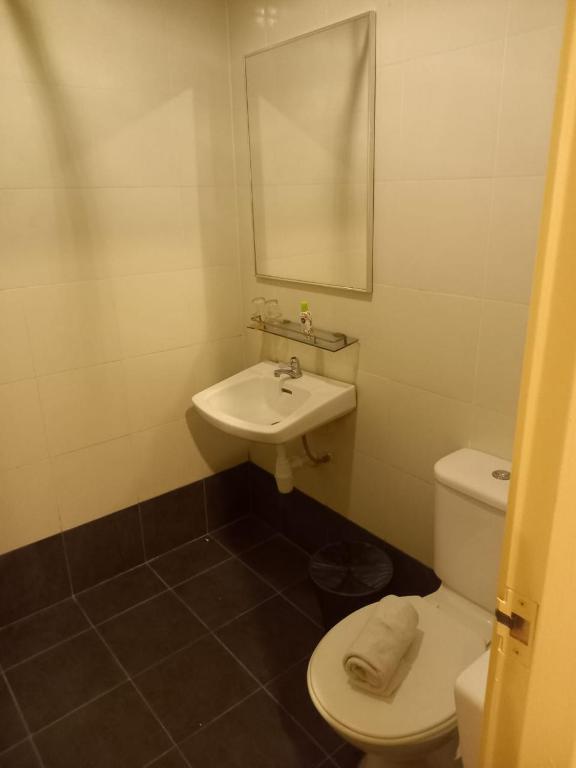 Koupelna v ubytování Syajie Koptown Hotel