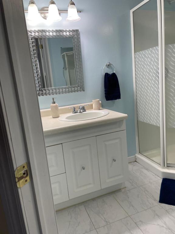 Koupelna v ubytování Private Suite in Niagara Falls