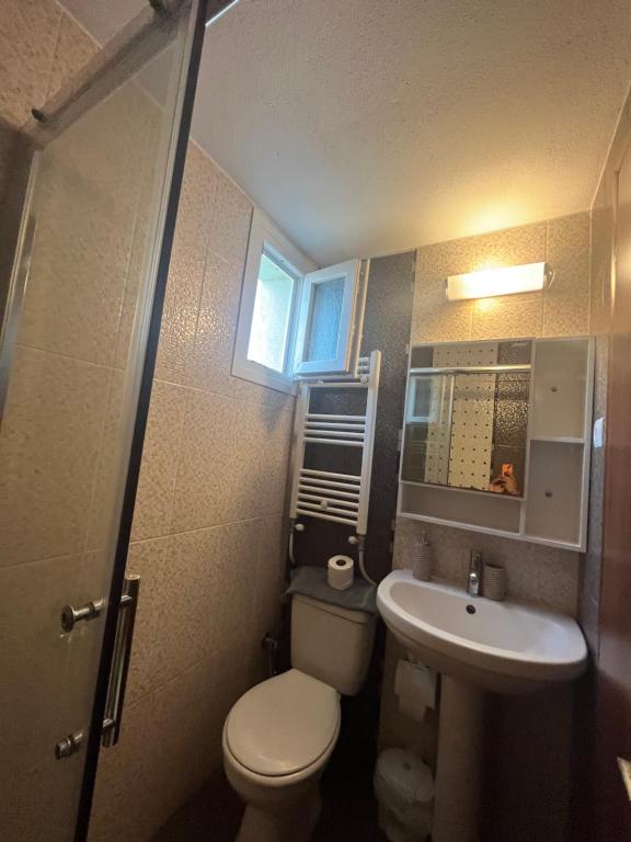 Koupelna v ubytování Villa Deya