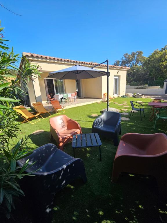 Photo de la galerie de l'établissement Maison pinarello à 200 mètres de la plage, à Zonza