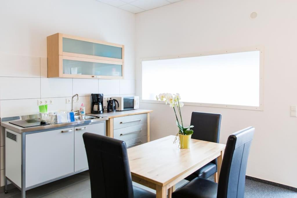 Η κουζίνα ή μικρή κουζίνα στο Stubefrei Appartement 801