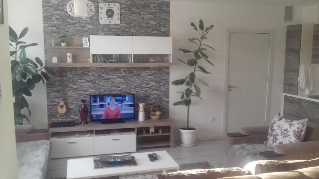 Televisyen dan/atau pusat hiburan di Apartment Beerti