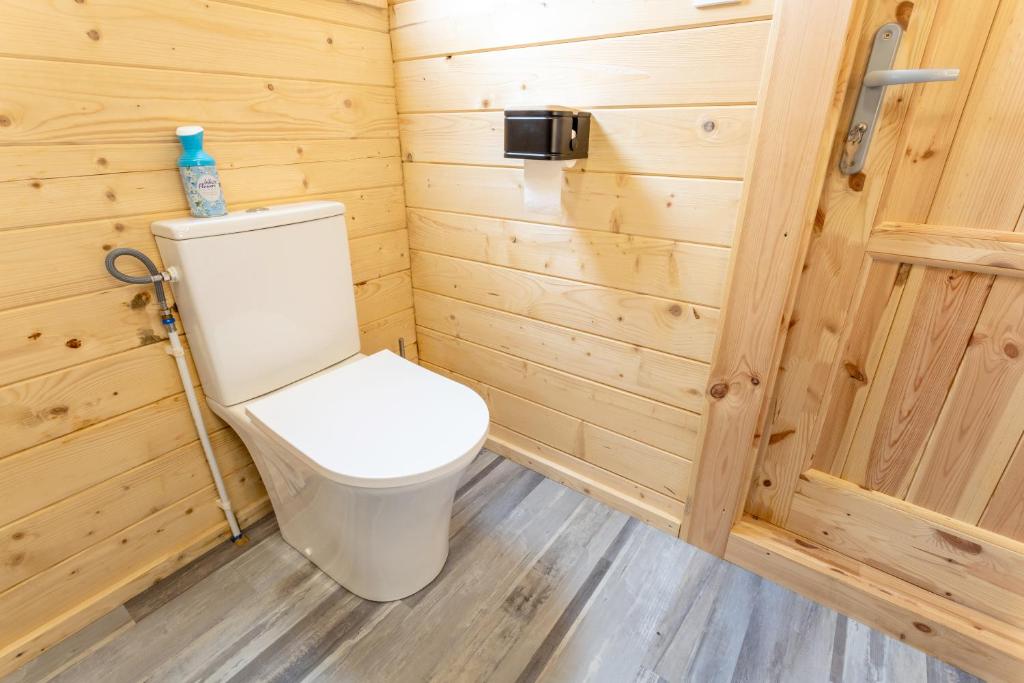 Koupelna v ubytování Chalet 5 personnes, proche canal