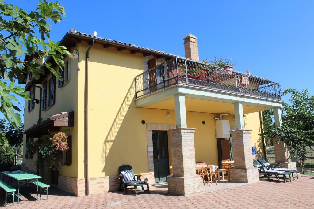 Budova, kde se bed and breakfast nachází