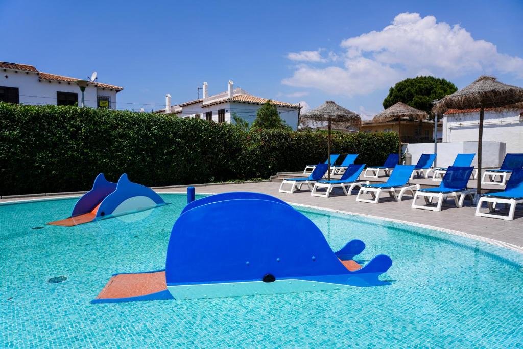 Bazén v ubytování Ibersol Playa Dorada nebo v jeho okolí