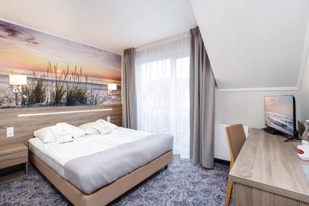 Posteľ alebo postele v izbe v ubytovaní Hotel SPA Activia