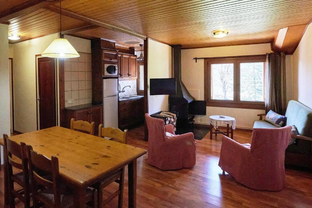 TV a/nebo společenská místnost v ubytování Can Tubau - Casa rural - Apartaments