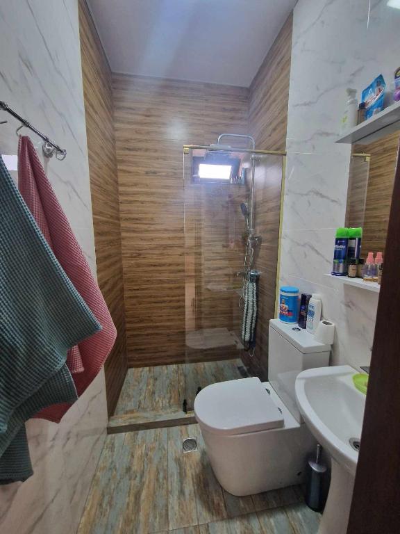 Koupelna v ubytování MAG house