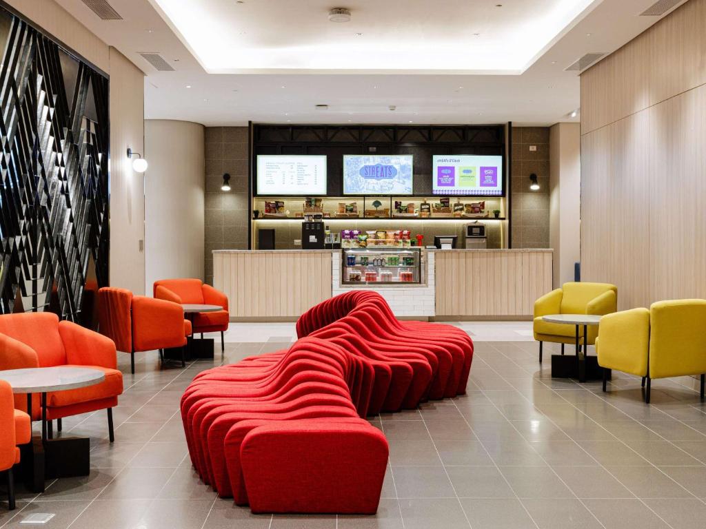 Istumisnurk majutusasutuses ibis Styles Manila Araneta City
