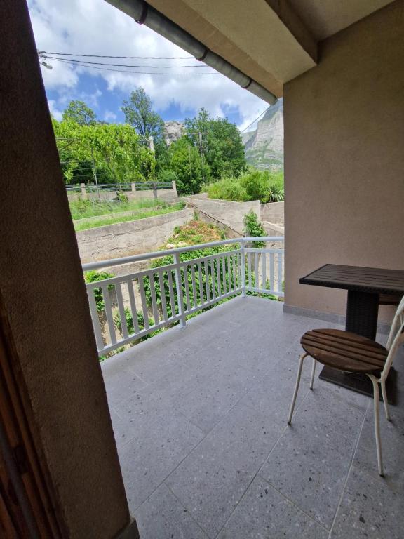 Balkón nebo terasa v ubytování Visit Drežnica