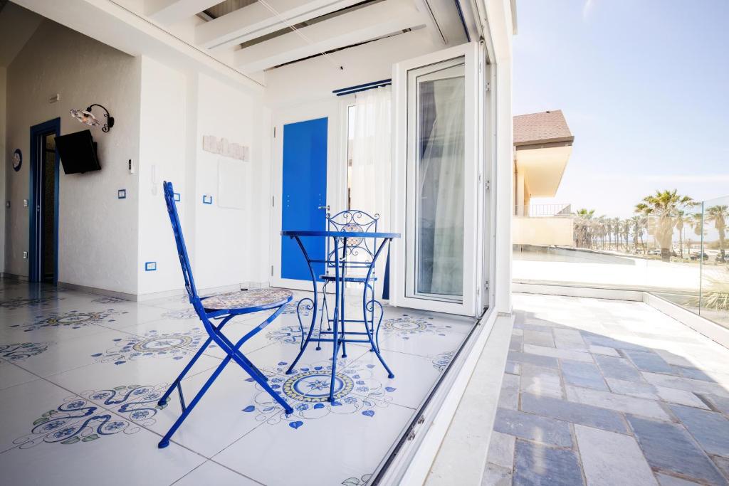 Balkón nebo terasa v ubytování Étoiles Guest House