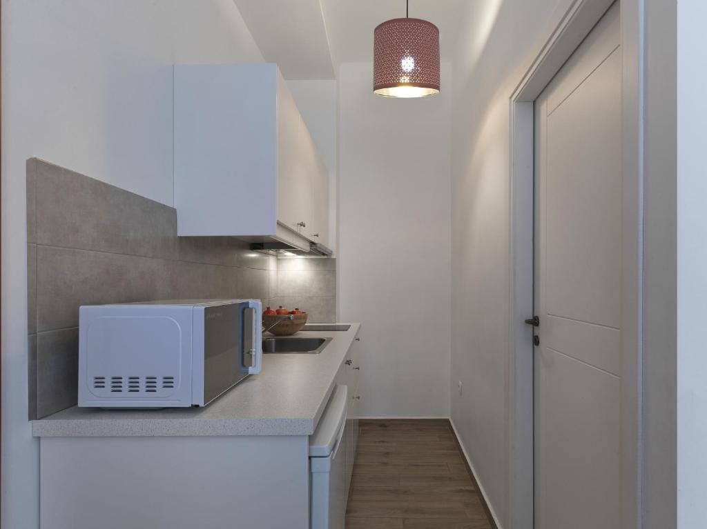 Kuchyňa alebo kuchynka v ubytovaní Beautiful Athenian apartment with terrace