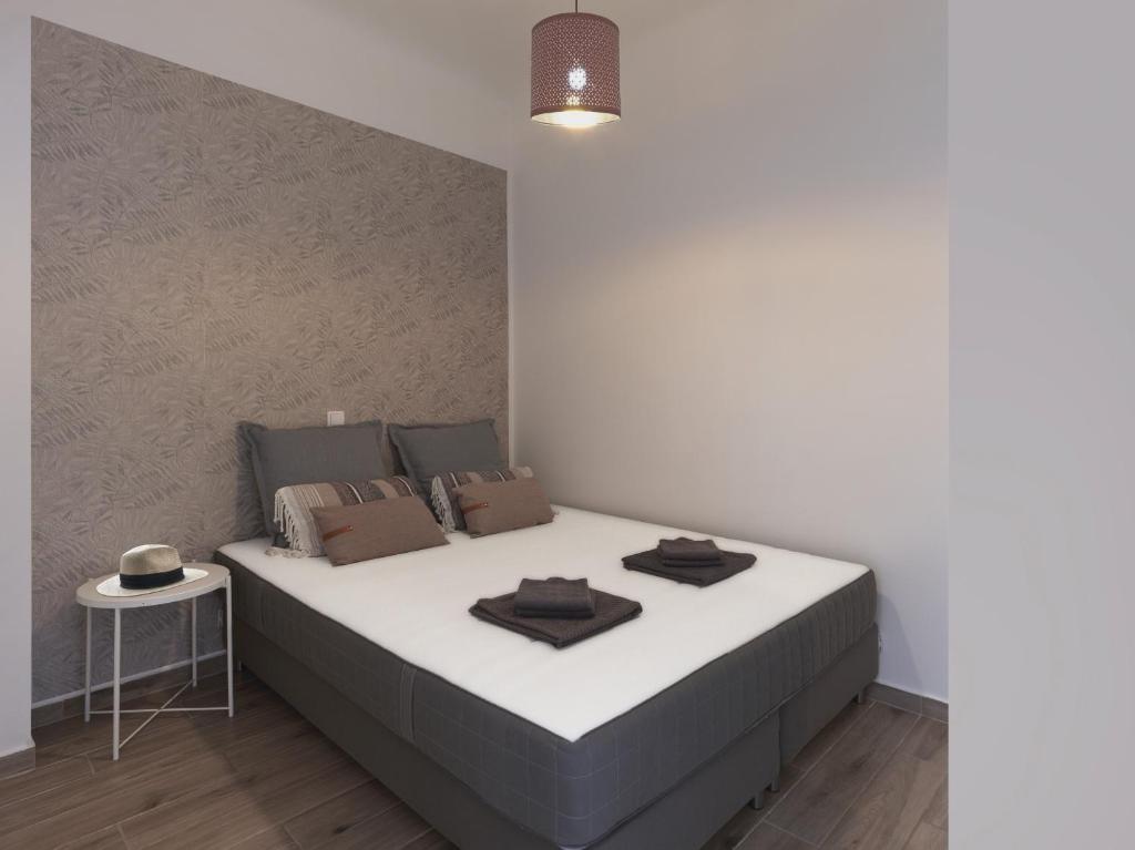 Posteľ alebo postele v izbe v ubytovaní Beautiful Athenian apartment with terrace