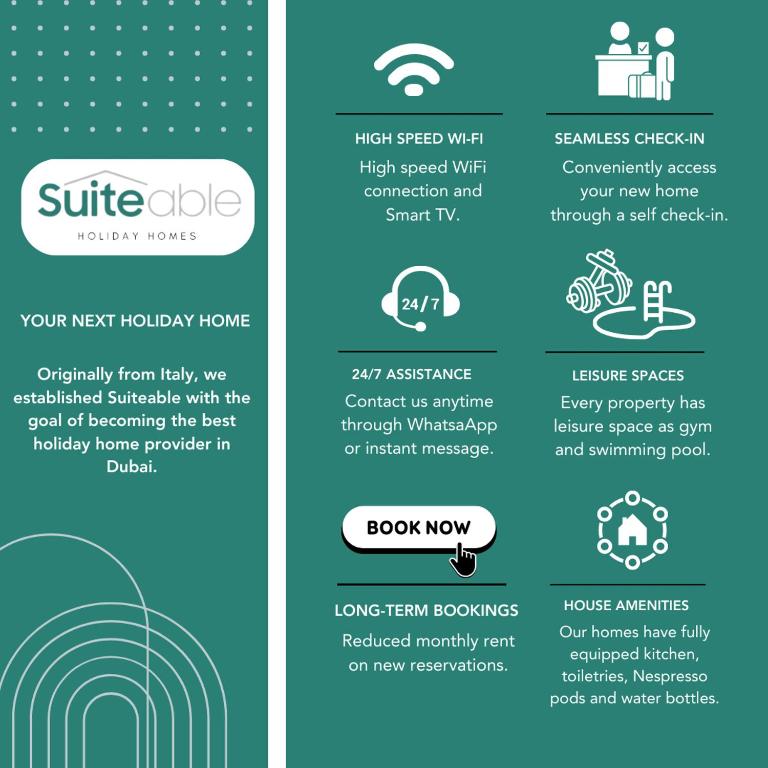 ภาพในคลังภาพของ Your gateway in Sparkle Tower JBR by Suiteable ในดูไบ