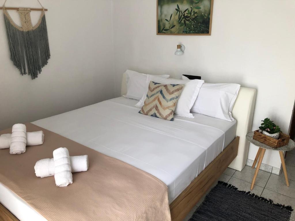 Postel nebo postele na pokoji v ubytování Xastero