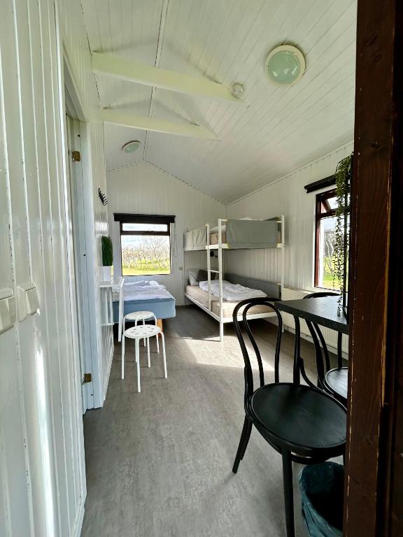 Area soggiorno di Arhus Cottage and Camping