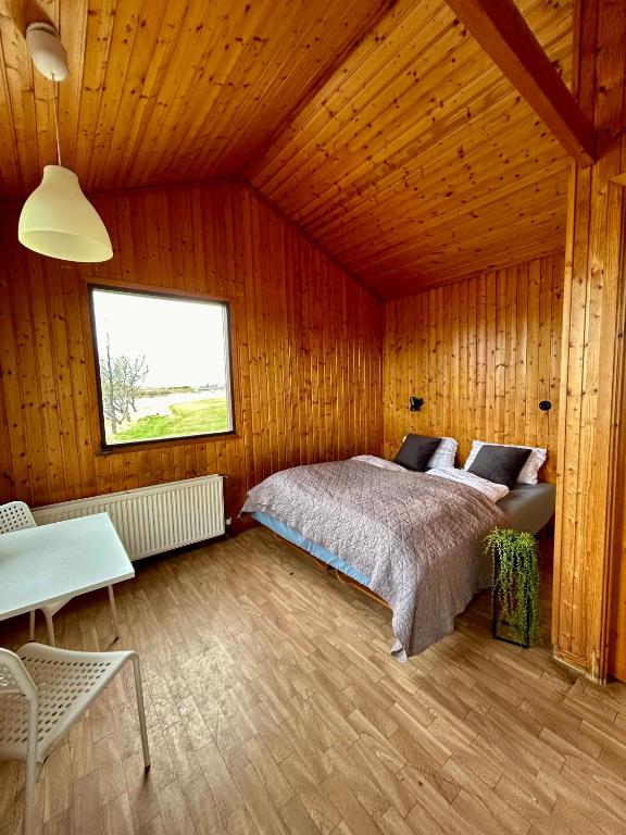 Letto o letti in una camera di Arhus Cottage and Camping