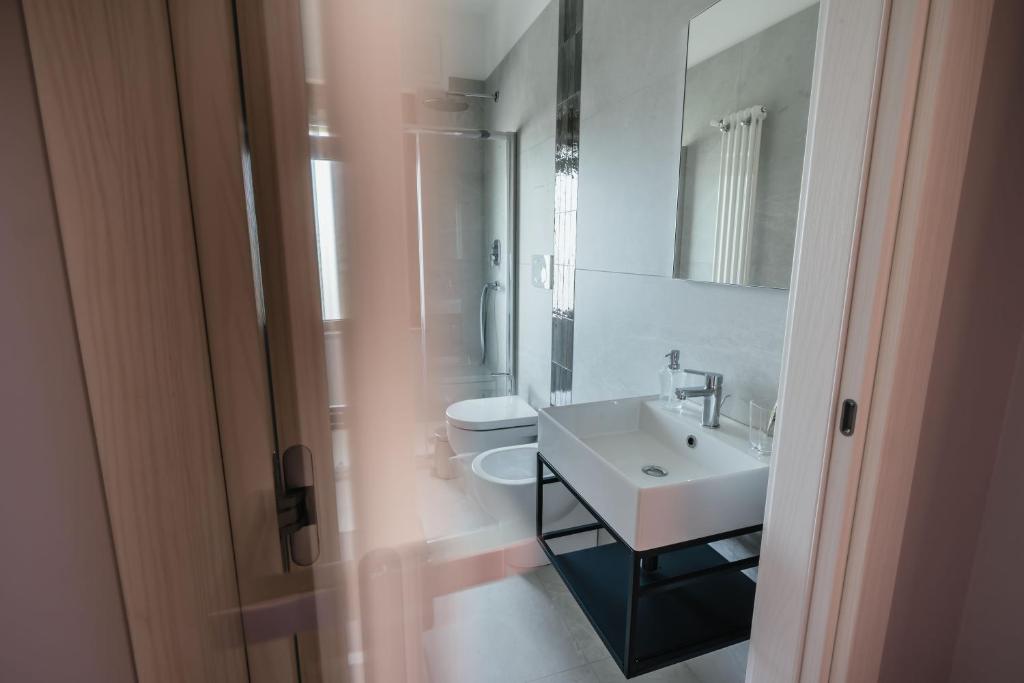 Koupelna v ubytování B&B La Perla