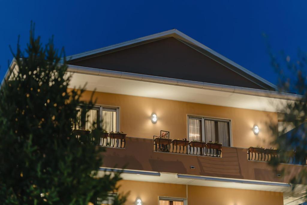 Balkón nebo terasa v ubytování B&B La Perla