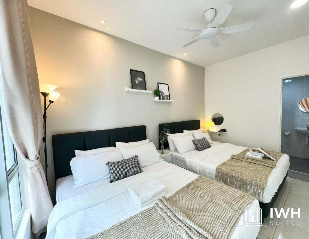 Postel nebo postele na pokoji v ubytování Ipoh Anderson Town Suites with 2 Parking by IWH