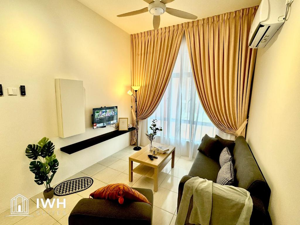 TV a/nebo společenská místnost v ubytování Ipoh Anderson Town Suites with 2 Parking by IWH