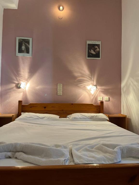 Postel nebo postele na pokoji v ubytování Ilios Kalamaki