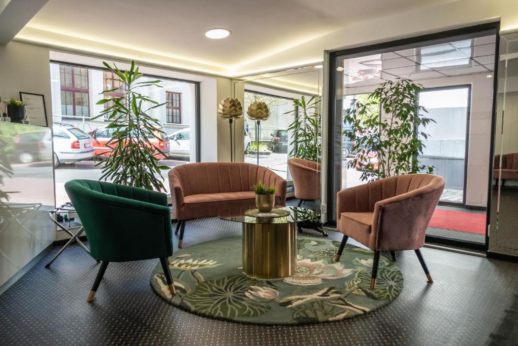 Posezení v ubytování Hotel Plzeň