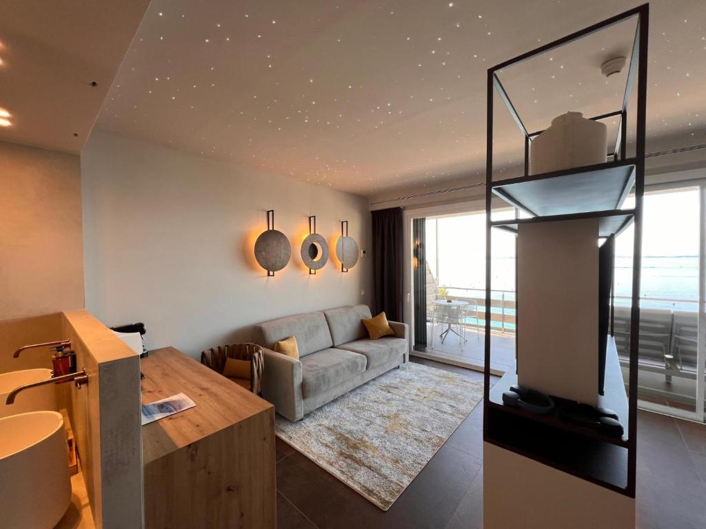 Llit o llits en una habitació de Canyelles Platja