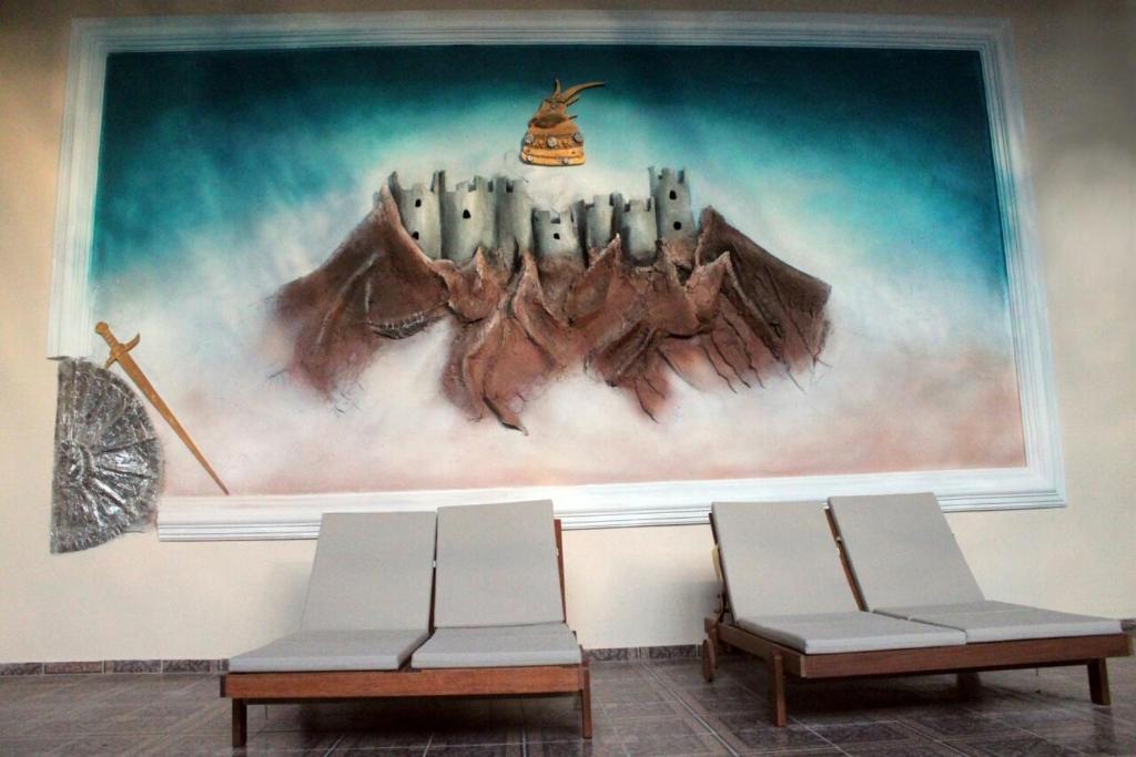 Posezení v ubytování Hotel Princi i Arberit