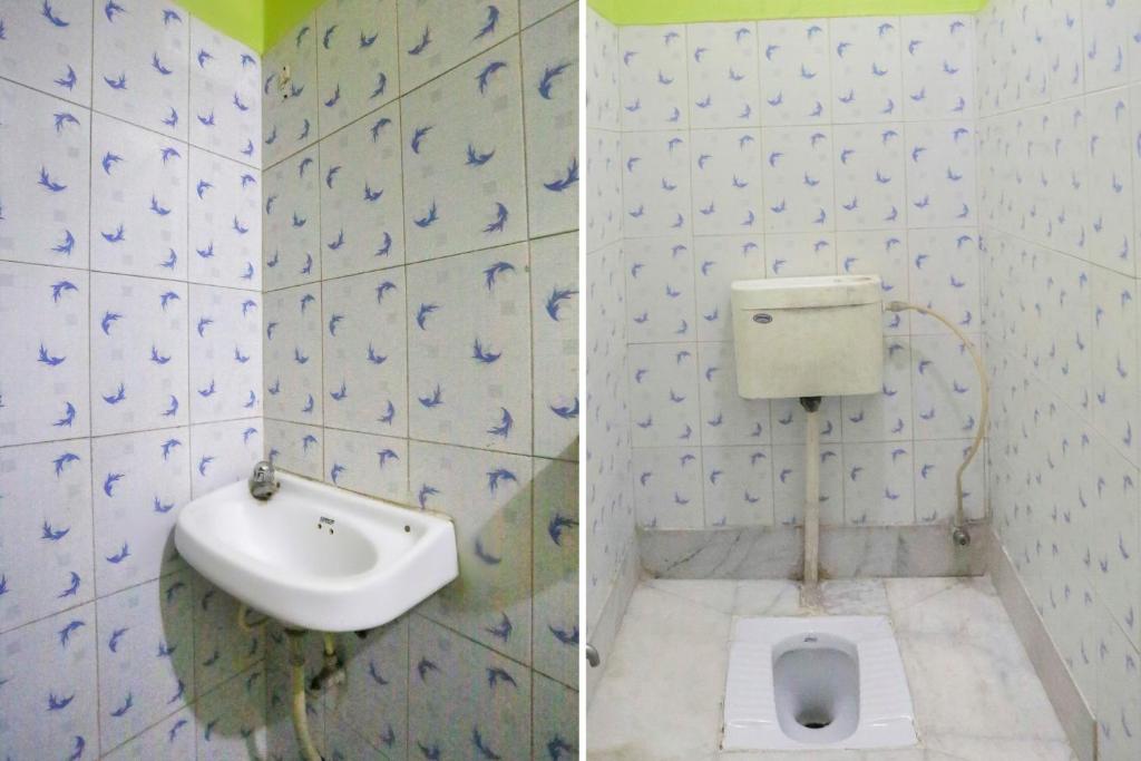 Koupelna v ubytování Hotel O Bideshini Hotel