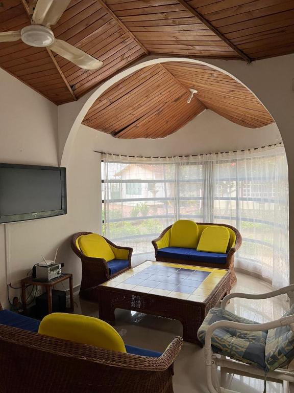 Posezení v ubytování Cabaña - Condominio El Rincón del Edén
