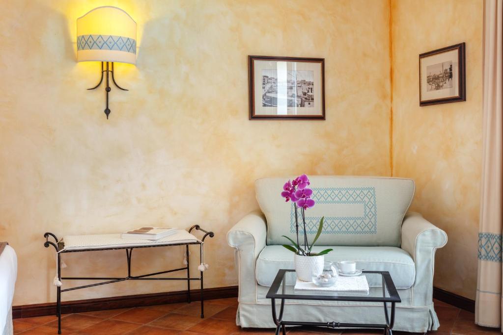 Posezení v ubytování La Vecchia Fonte Boutique Hotel