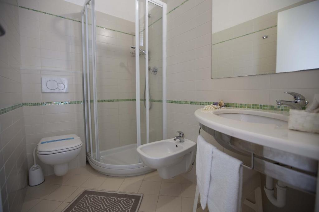 Koupelna v ubytování Hotel Eden B&B