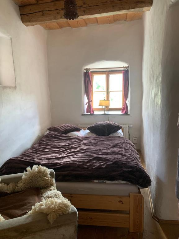 Postel nebo postele na pokoji v ubytování Apartmán U Muzikanta