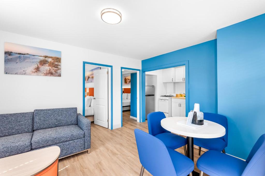 Posezení v ubytování Buttercup Suites Wildwood Crest Beach