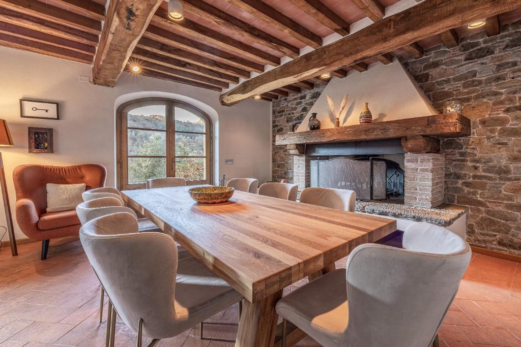 Posezení v ubytování Casa Bachella