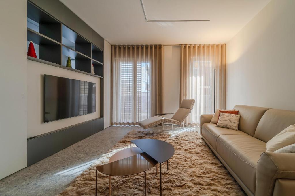 TV a/nebo společenská místnost v ubytování Kalì Tribe Home