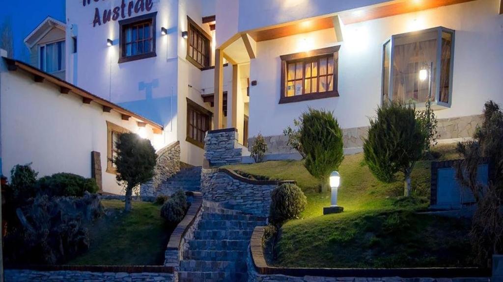 Um jardim em Hostería Austral