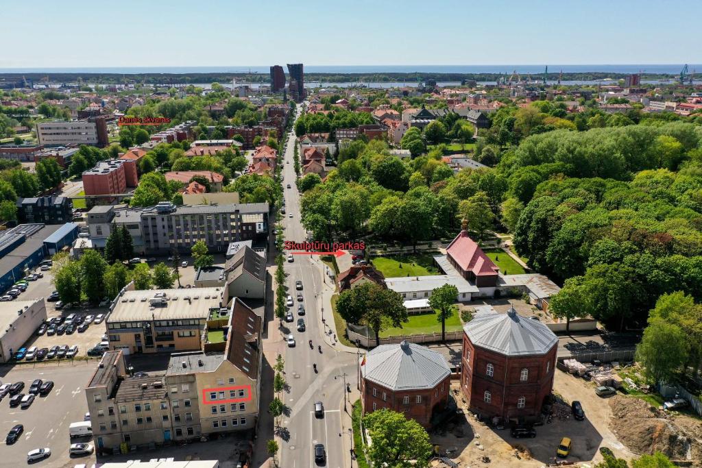 Old town apartment Klaipėda free parking - One-Bedroom Apartment