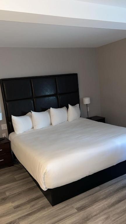 Postel nebo postele na pokoji v ubytování Hotel Newstar Montréal