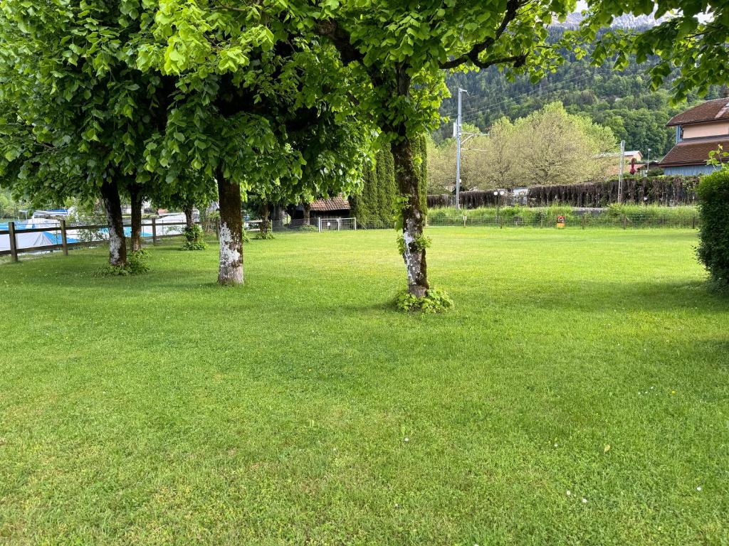 Zahrada ubytování Family room by Interlaken Parking
