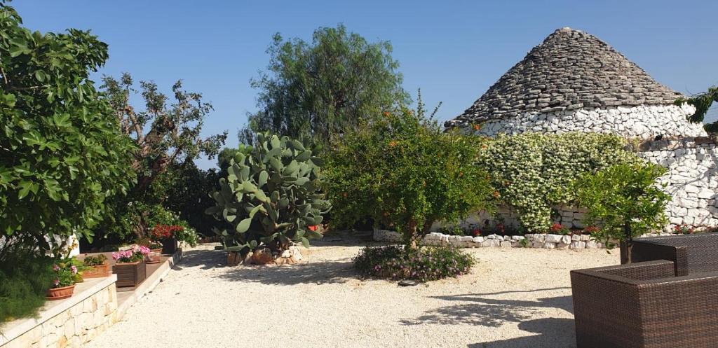 Zahrada ubytování Masseria Demma
