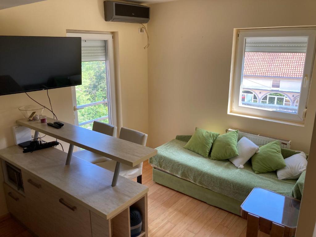 TV a/nebo společenská místnost v ubytování Apartment AN